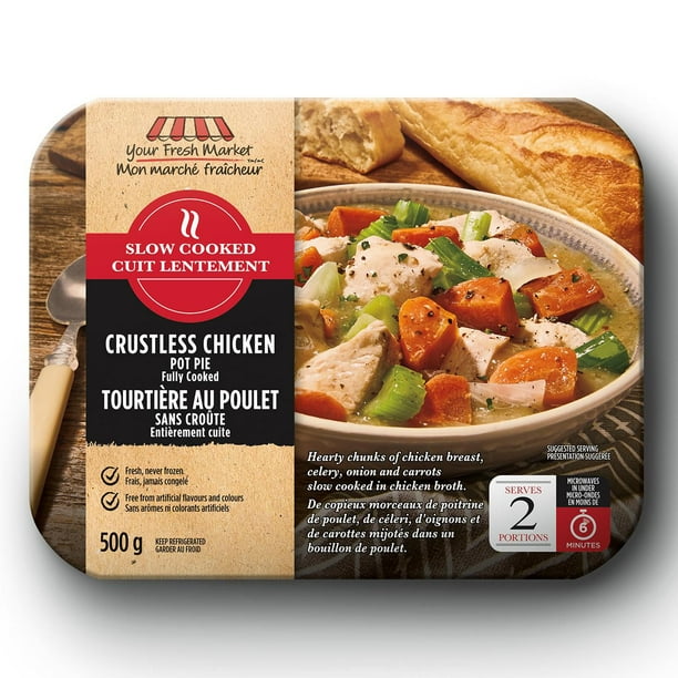 Your Fresh Market Crustless Chicken Pot Pie Walmart.ca