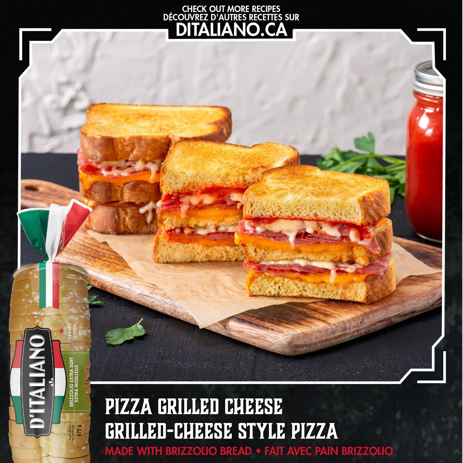 D'Italiano Brizzolio extra soft sliced bread