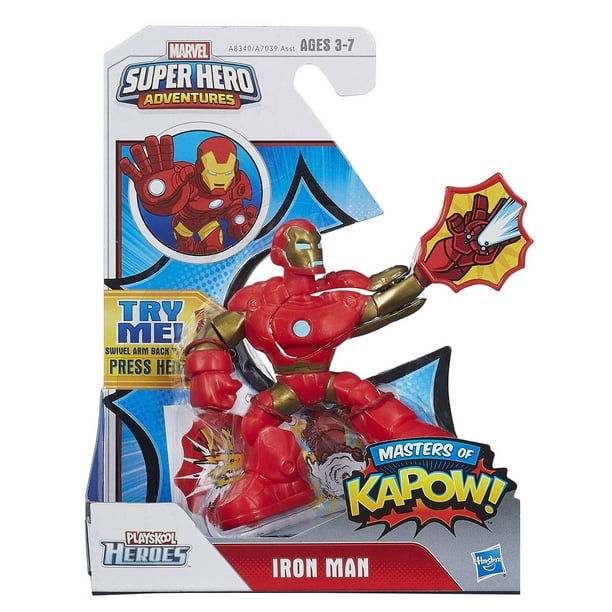 Playskool Heroes Marvel Super Hero Adventures - Figurine Iron Man