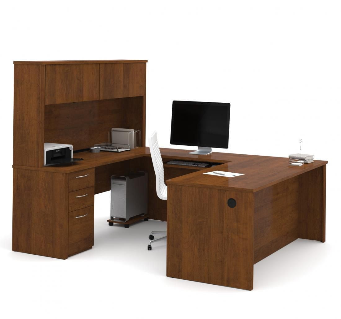 U shaped desk deals walmart