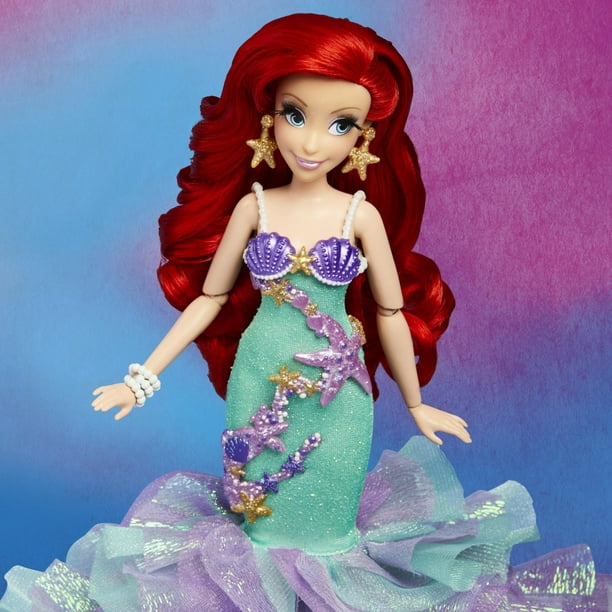 Disney Princesses - Tête à Coiffer Deluxe - Spa Ariel - Jouet Enfant
