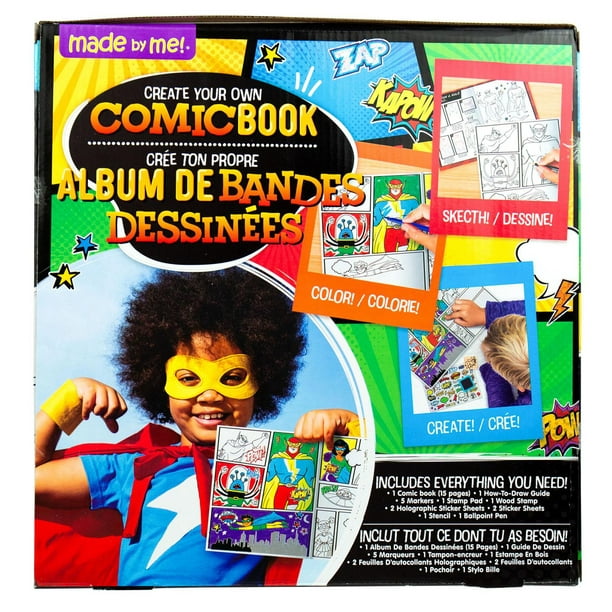 Create Your Own Comic Book Kit (hardcover)