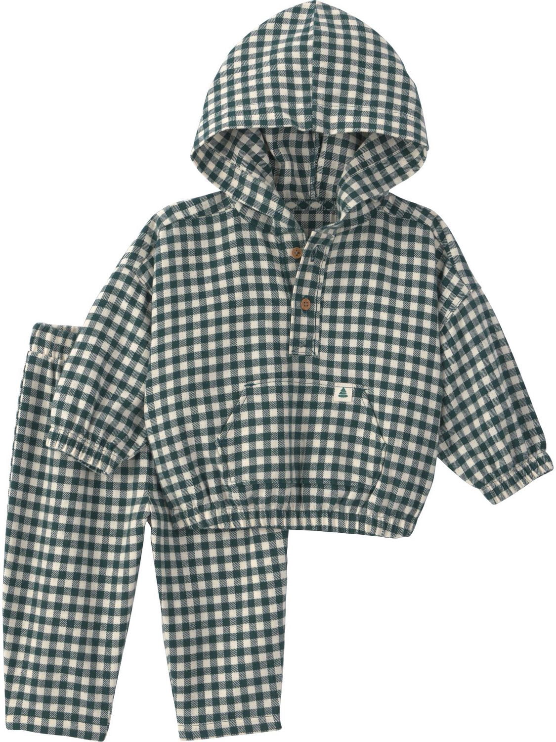Carter's Child of Mine Baby Boy 2-Piece Pant Set - Green Gingham