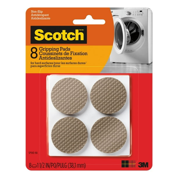 Scotch Patins antidérapants en feutre Scotch®, brun, 3,81 cm (1,5 po),  8/paquet