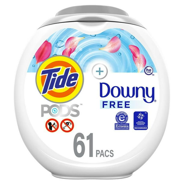 Tide PODS +Downy Free, Laundry Detergent Pacs, Recognized by National