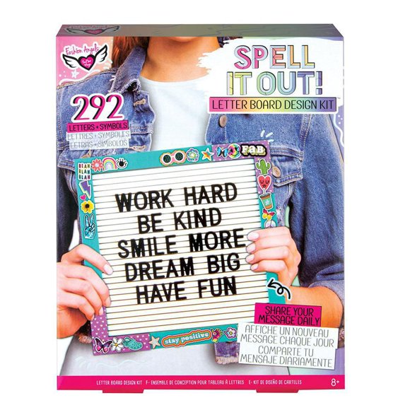 Fashion Angels Spell it Out! Letterboard Design Kit