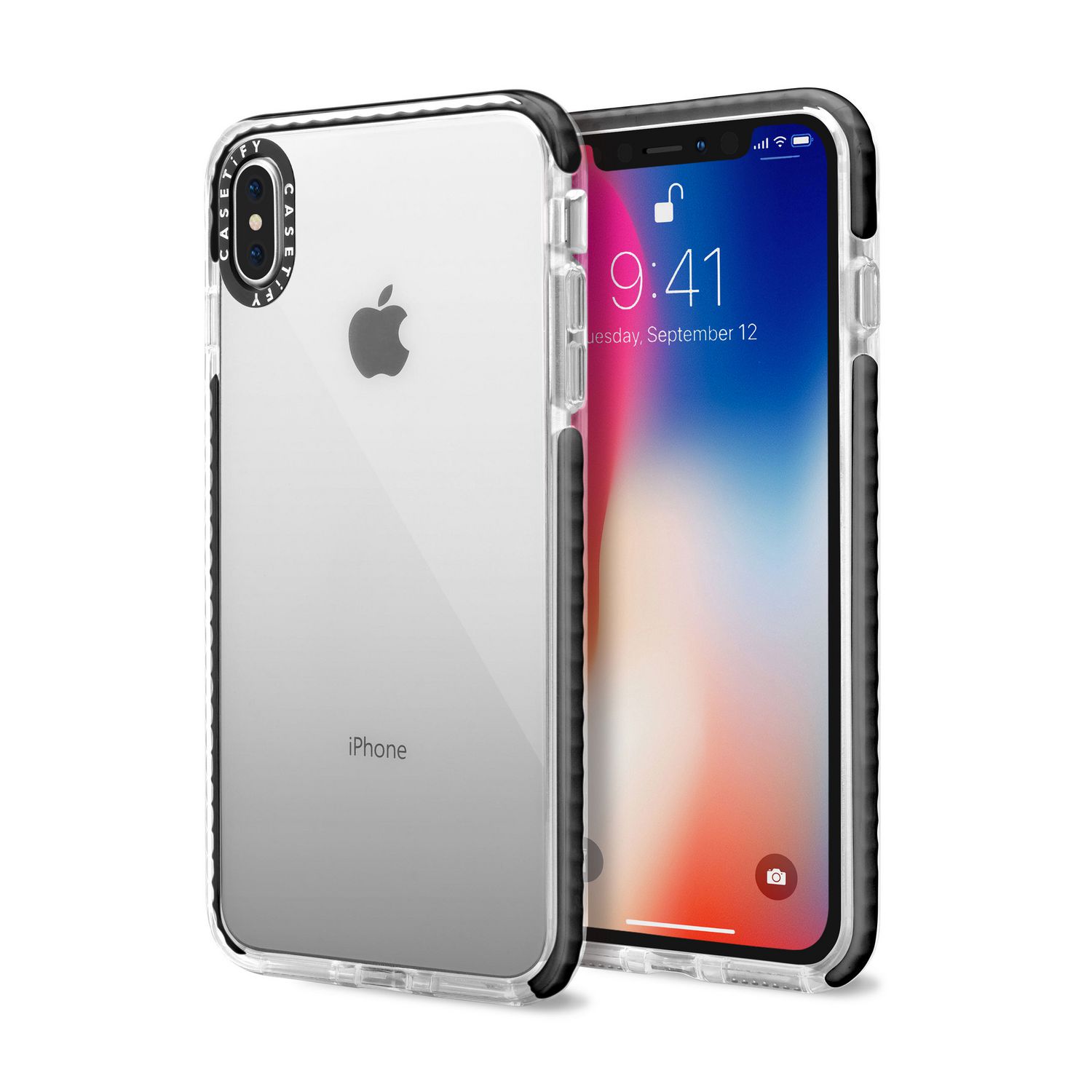 Casetify X Essential Impact Case for iPhone XS Max Clr/Black