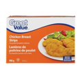 thumbnail image 1 of Great Value Chicken Breast Strips Uncooked Keep Frozen, 1 of 3