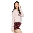 thumbnail image 2 of No Boundaries Women's Scoop Neckline Sleep Tee, 2 of 6