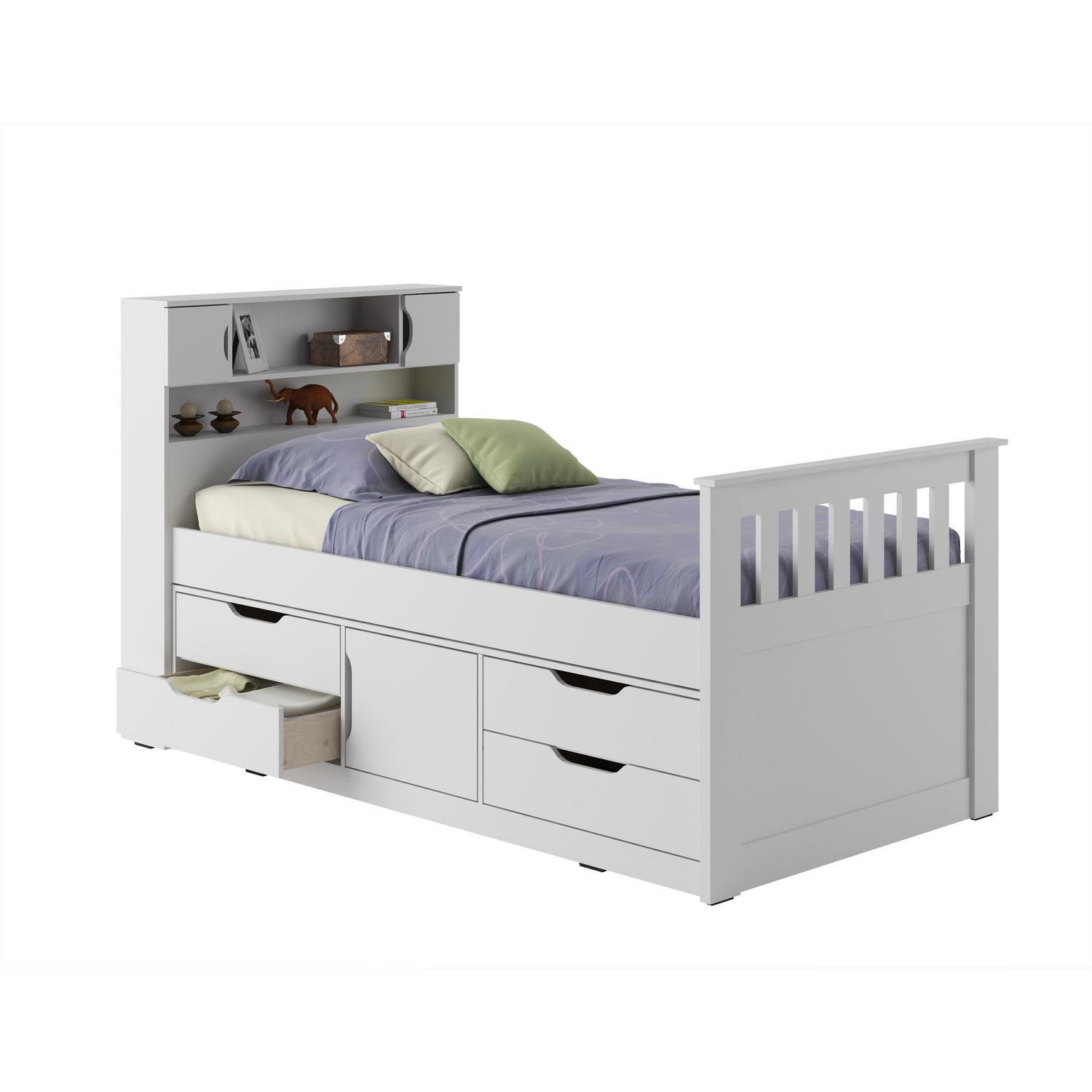 Corliving Madison Twin Single Captain S Bed Walmart Canada
