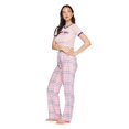 thumbnail image 2 of No Boundaries Women's Tee and Flannel Pant 2-Piece Set, 2 of 6