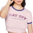 thumbnail image 4 of No Boundaries Women's Tee and Flannel Pant 2-Piece Set, 4 of 6