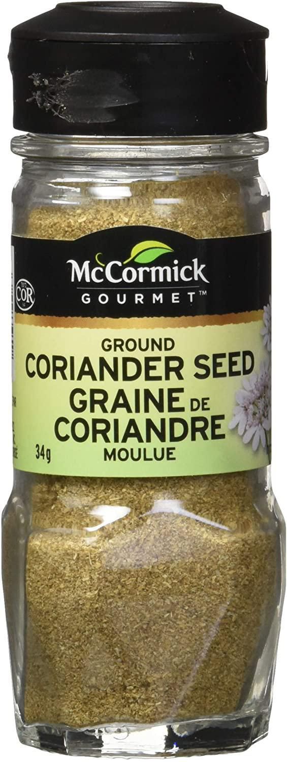 McCormick Gourmet, Ground Coriander Seed, 34g Walmart Canada