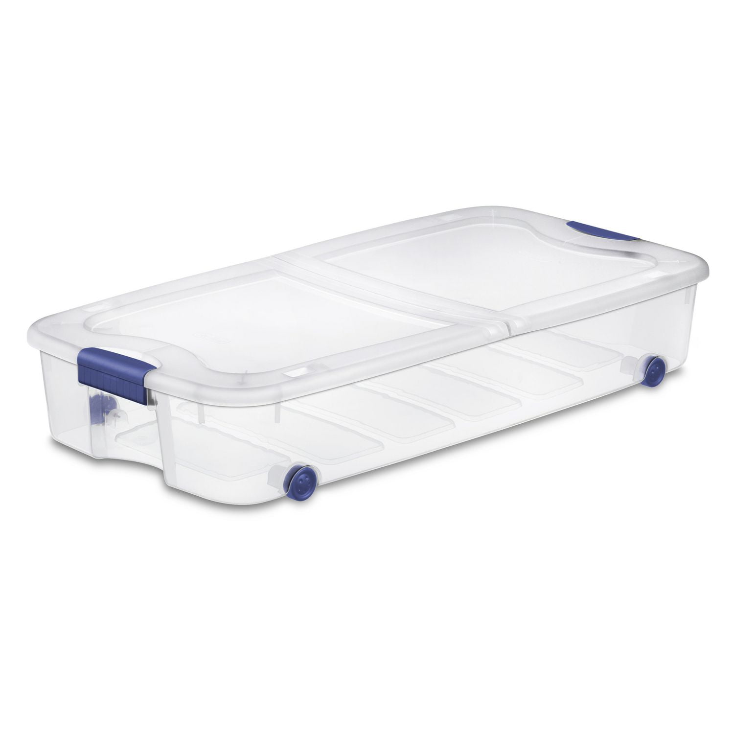 Sterilite Ultra™ 62 L Stadium Blue Wheeled Underbed Storage Box, 62 L 