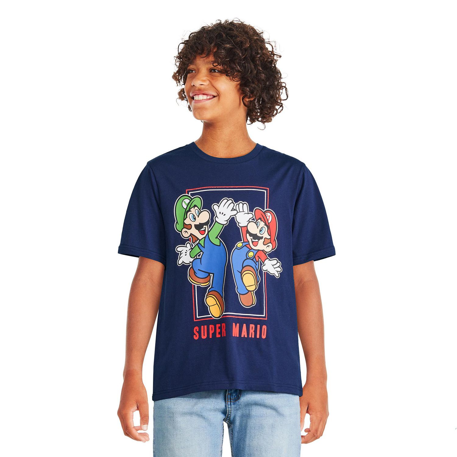 Super Mario Boys' Short Sleeve Tee