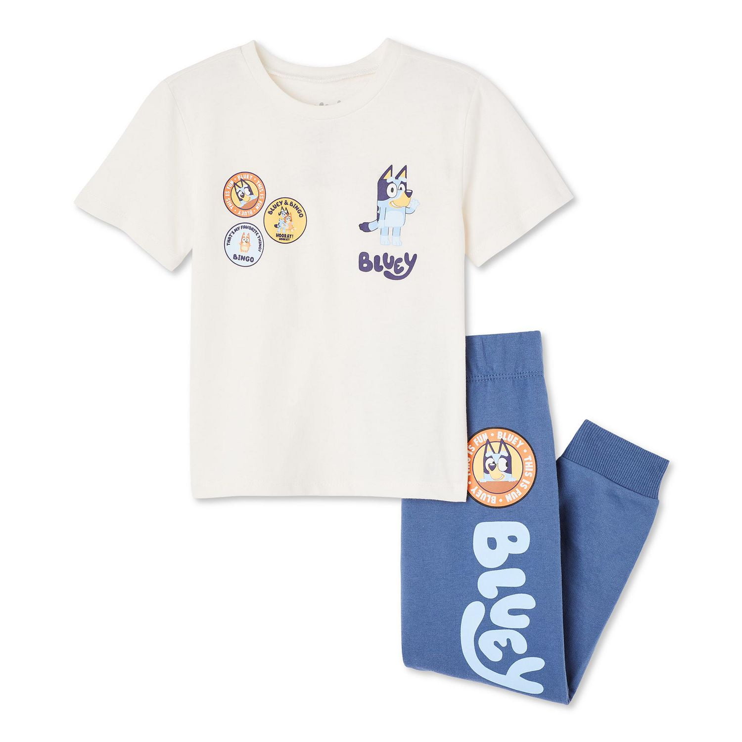 Bluey Toddler Boys' Jogger 2-Piece Set, Sizes 2T-5T