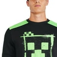 thumbnail image 4 of Minecraft Men's Crew Neckline Sweatshirt, 4 of 6