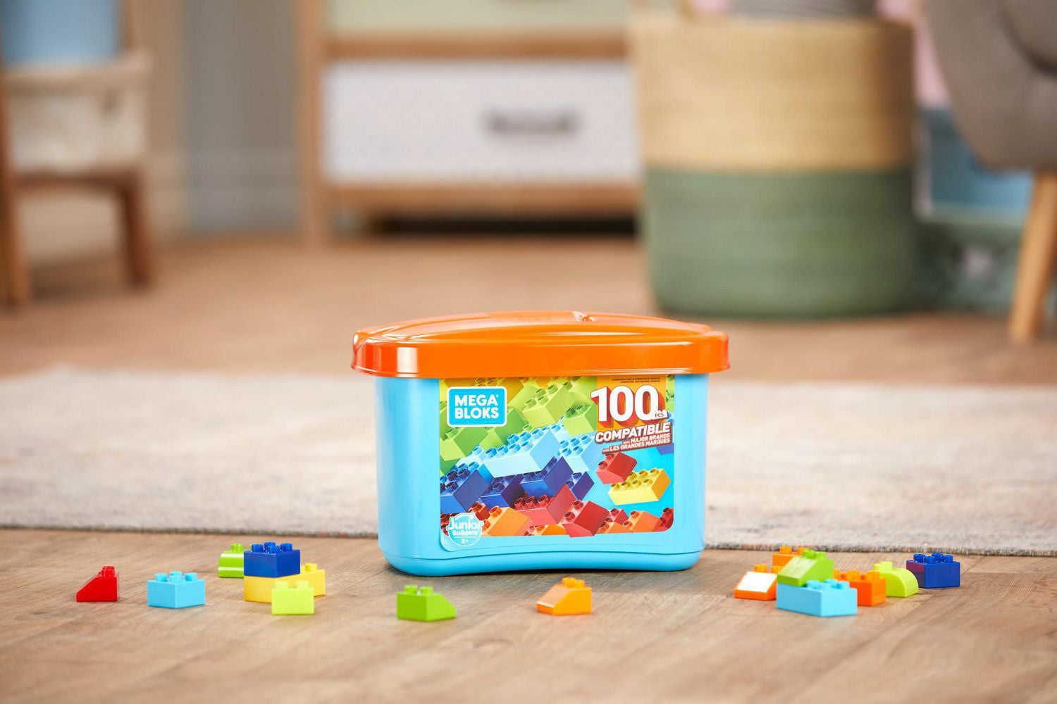 Mega bloks 100 piece tub on sale