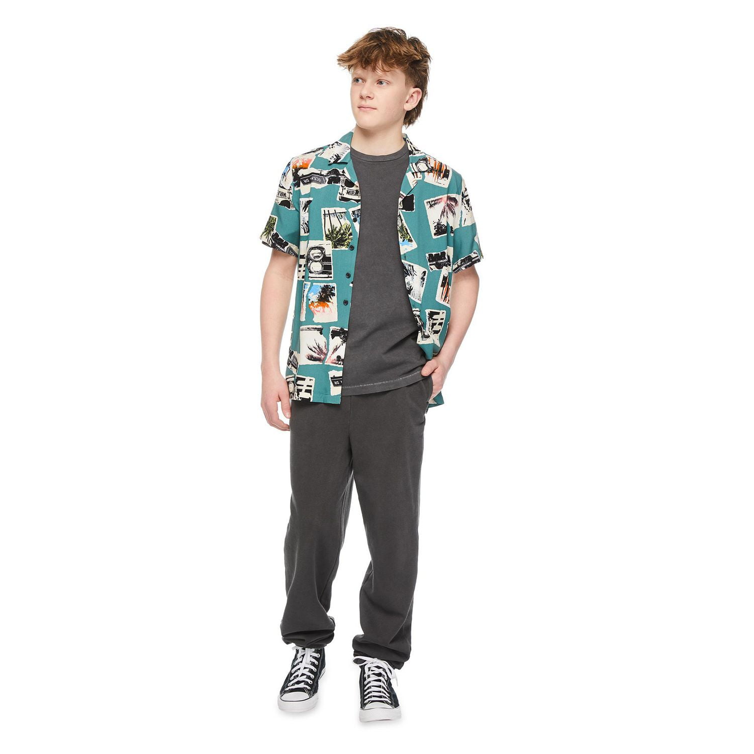 Jackson Boys' Short Sleeve Resort Shirt