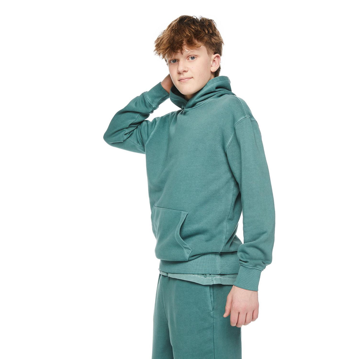 Haut à capuchon délavé manches longues Jackson pour garçons Tailles M-TTG