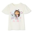 thumbnail image 1 of Gabby's Dollhouse Toddler Girls' Flutter Sleeve Tee, 1 of 1