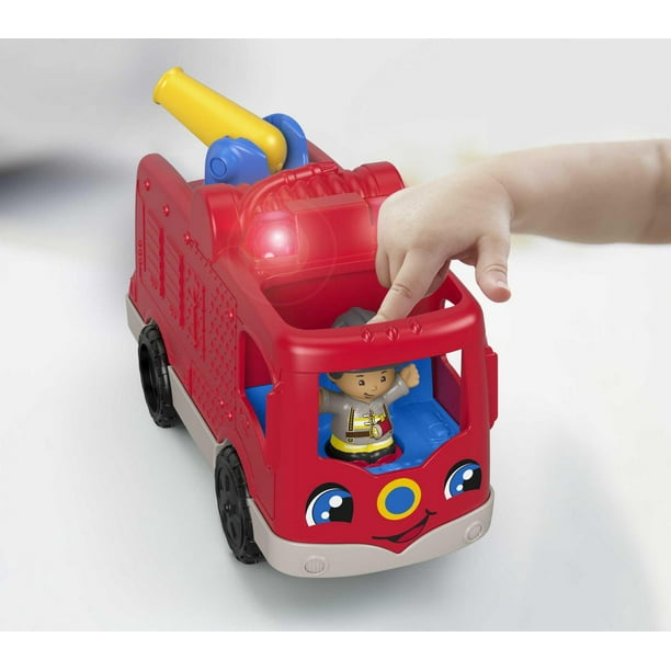 CAC SENEGAL  Camion de Pompiers - Jouet pour Enfants Truck Extensible 1  Pied échelle, 3 Ans et Plus