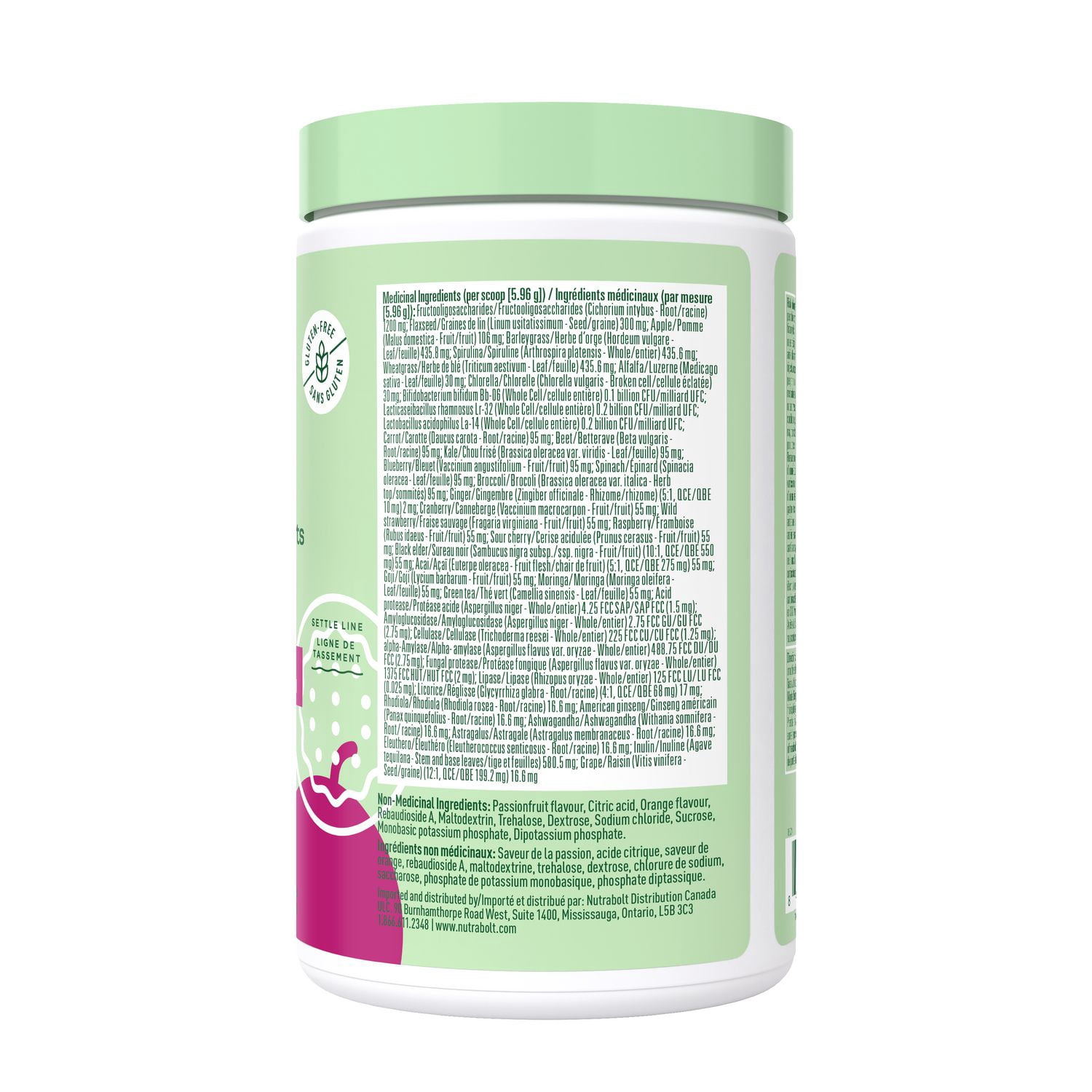 thumbnail image 3 of Bloom Nutrition Greens & Superfoods Powder, Orange Passionfruit, 25 Servings, 3 of 3