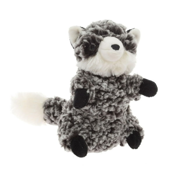 Only The Best For My Dog ®​ 6-inch Stuffed Plush Squeaky Dog Toy, Grey Fox
