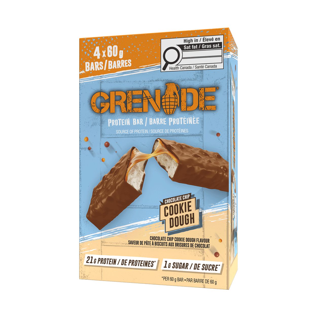 Grenade Protein Bar Cookie Dough 4x60g
