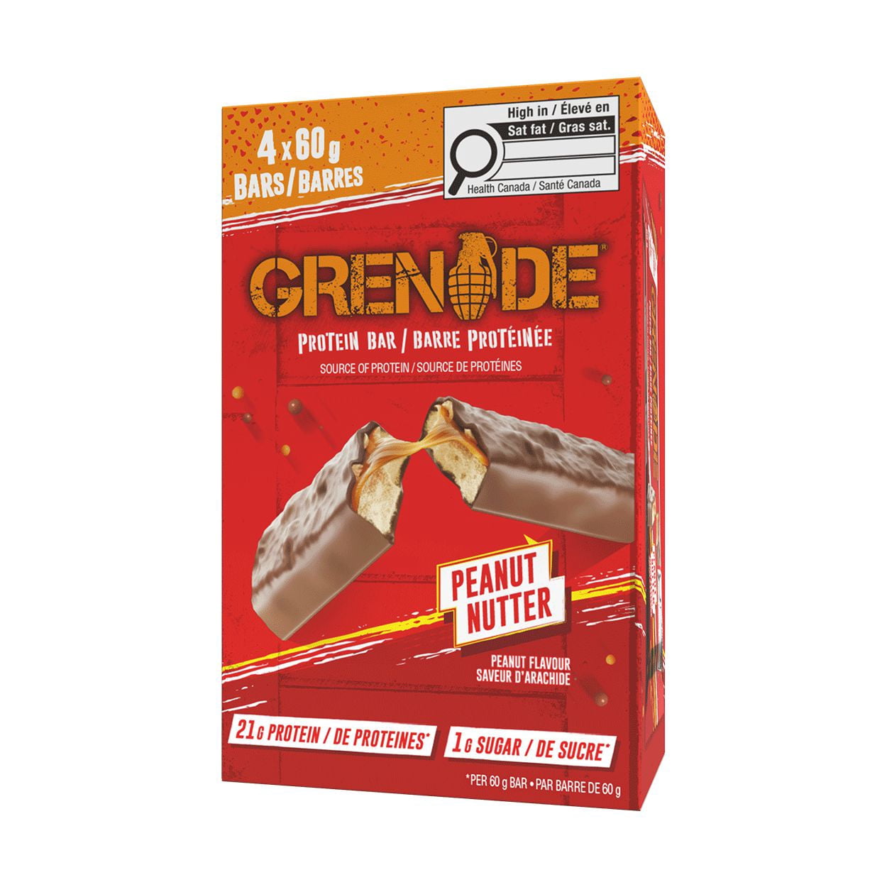 Grenade Protein Bar Peanut Nutter 4x60g