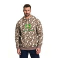 thumbnail image 1 of John Deere Men’s Core Logo Pull Over Fleece Hoodie Graphic Camo Print, 1 of 6