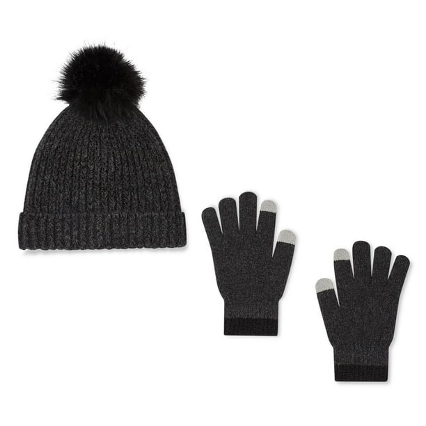 Time and Tru Women's Hat and Gloves 2-Piece Set - Walmart.ca