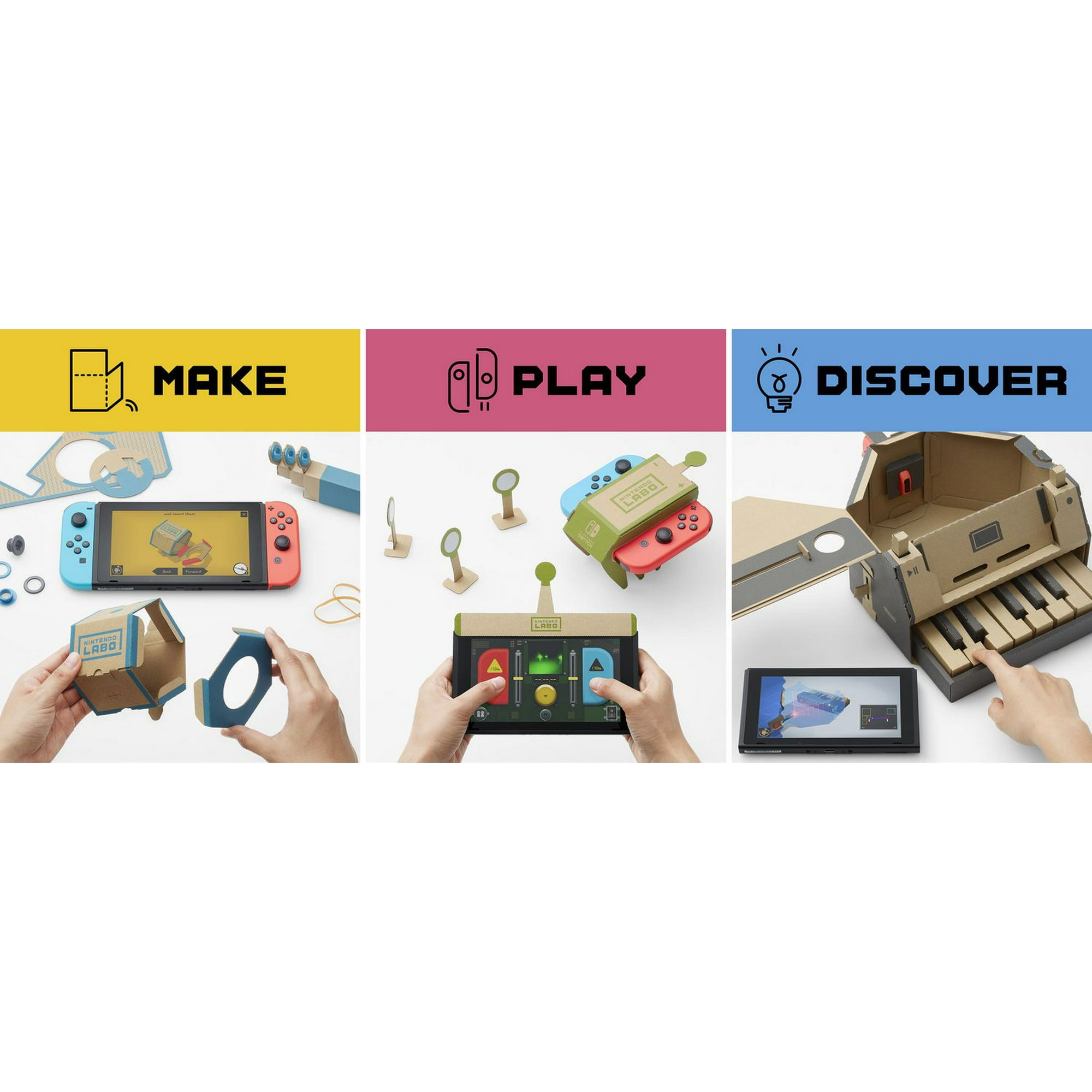  Nintendo Labo Toy-Con 01: Variety Kit - Switch (World Edition)  : Video Games