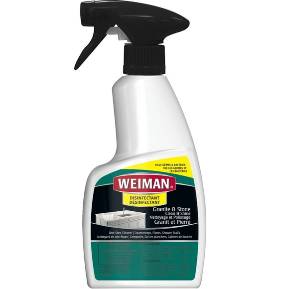 Weiman Disinfecting Granite & Stone Cleaner for Countertops, Floors, Showers, 12oz
