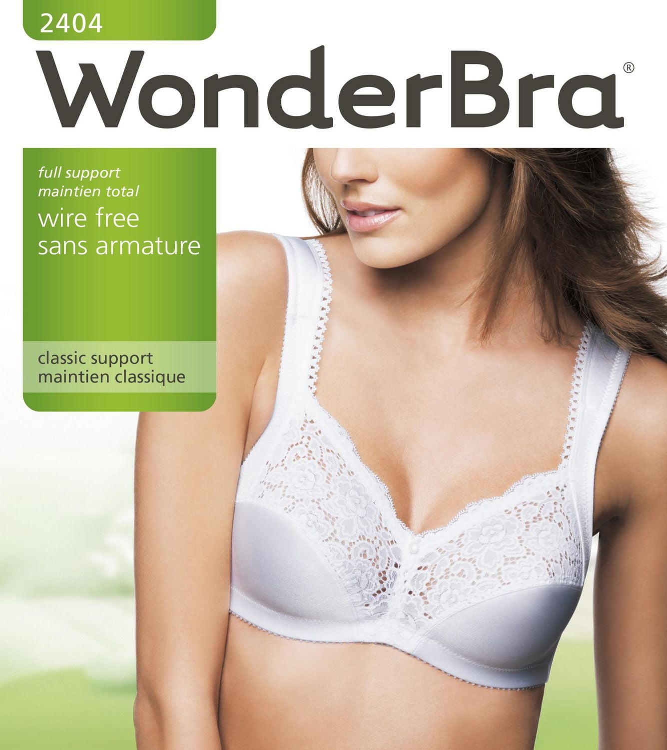Soutien-gorge sans fil WonderBra à bretelles coussinées Tailles B34 DD44