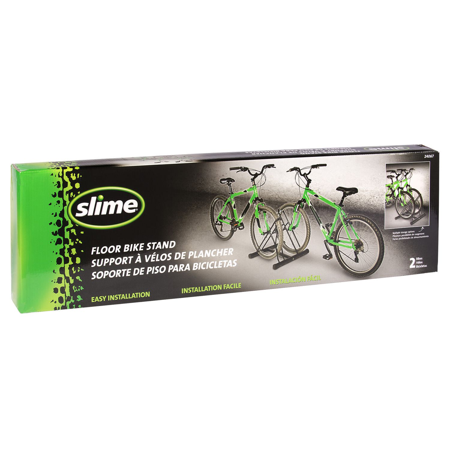slime floor bike stand