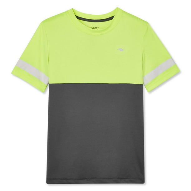 T-shirt à manches courtes avec blocs de couleurs Athletic Works pour garçons