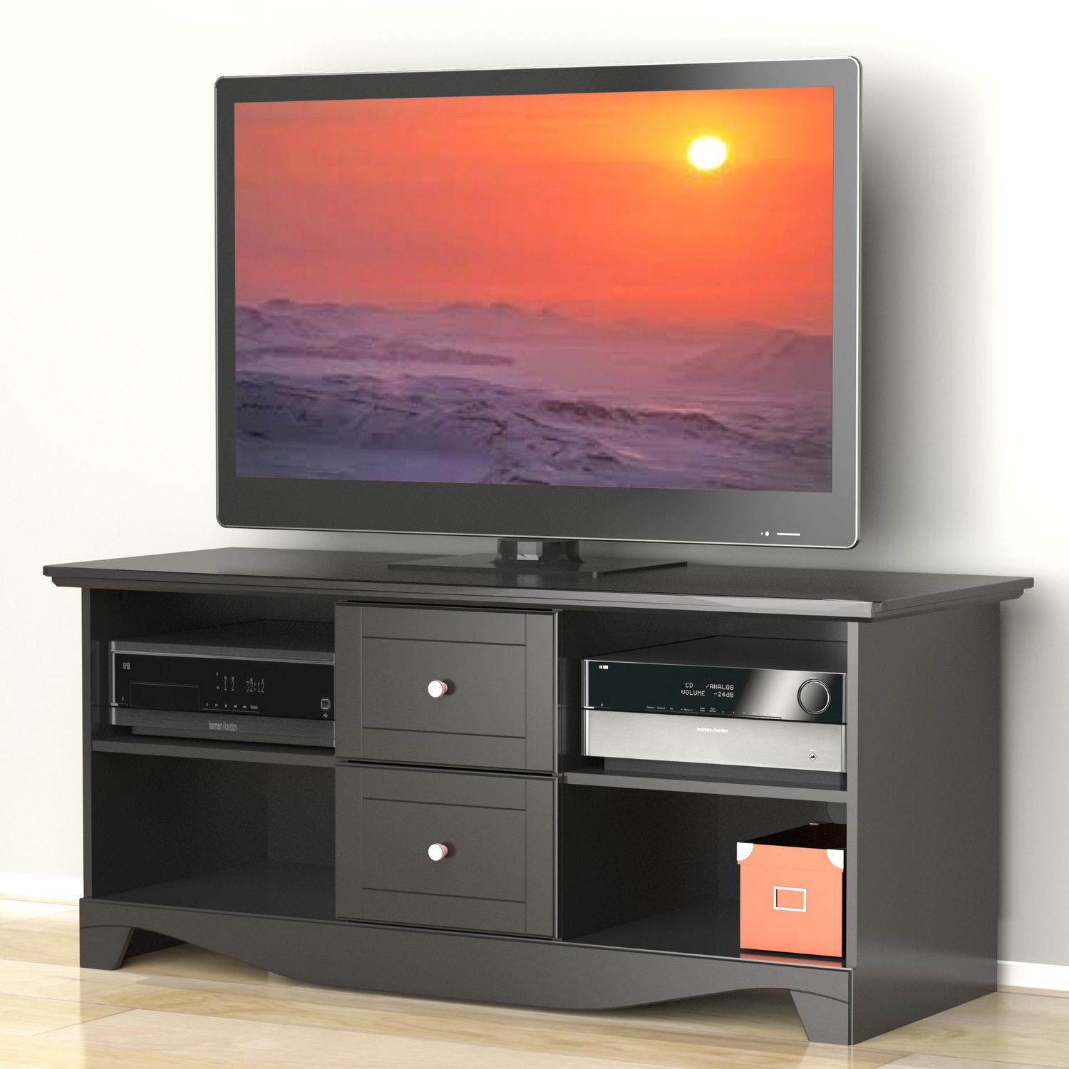 Nexera 56-inch 2-Drawer Pinnacle TV Stand #100806 ...