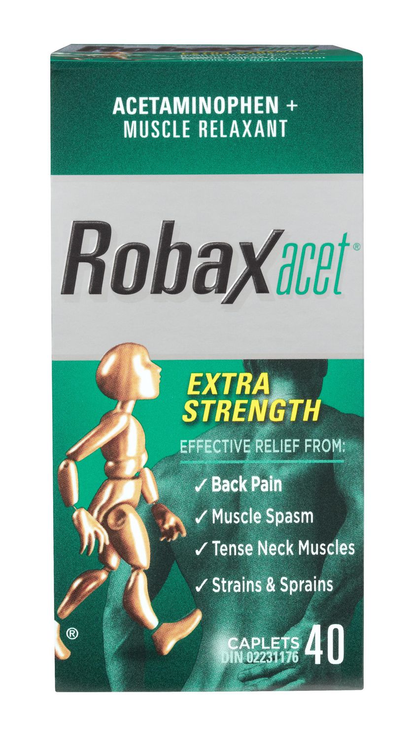 Robaxacet - Extra Strength Muscle Relaxers with Acetaminophen Stong's Market