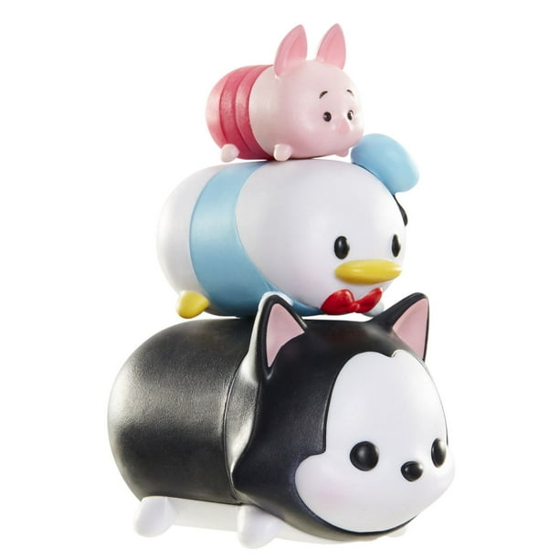 Ensemble de 3 figurines Tsum Tsum de Disney - Figaro/Donald Duck/Porcinet