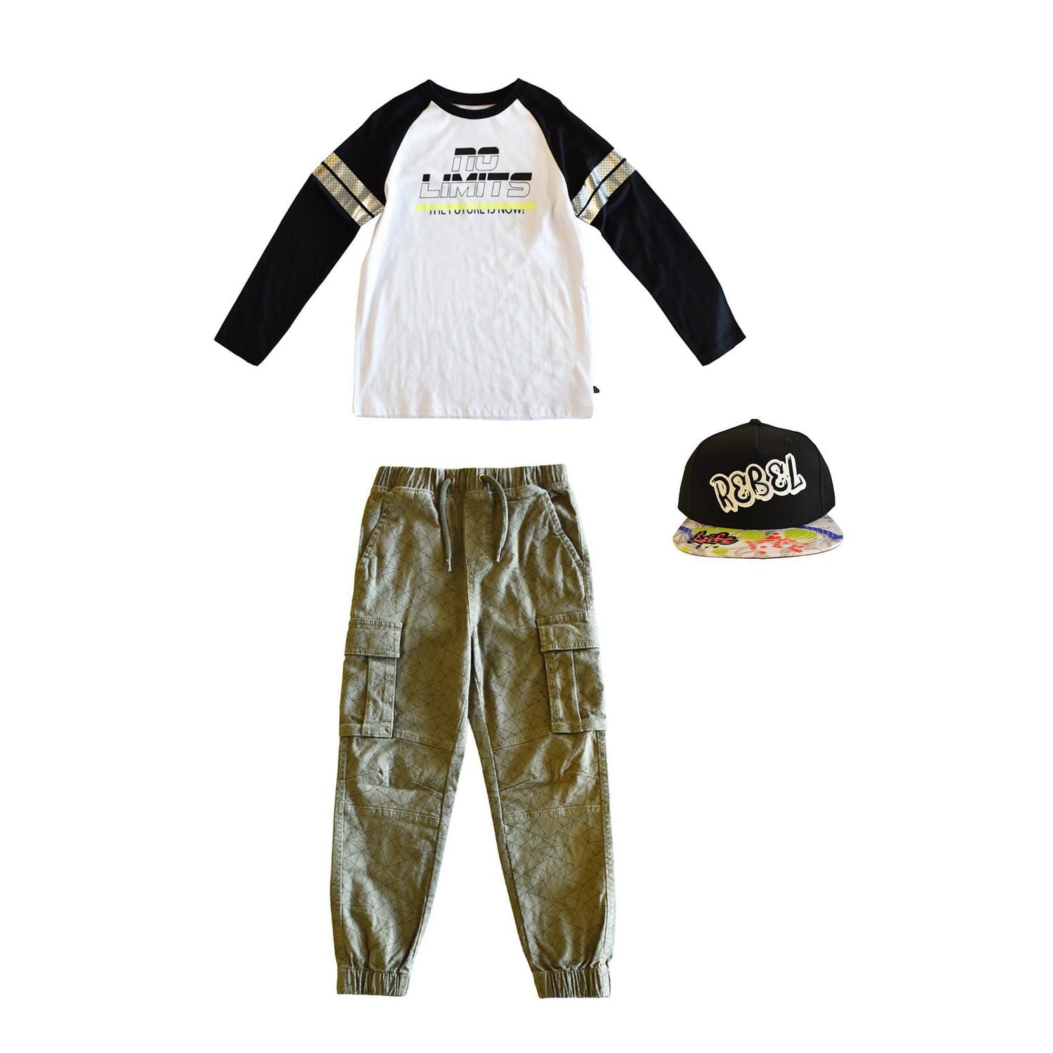 Boys Mini Pop Kids Army Sketch Joggers