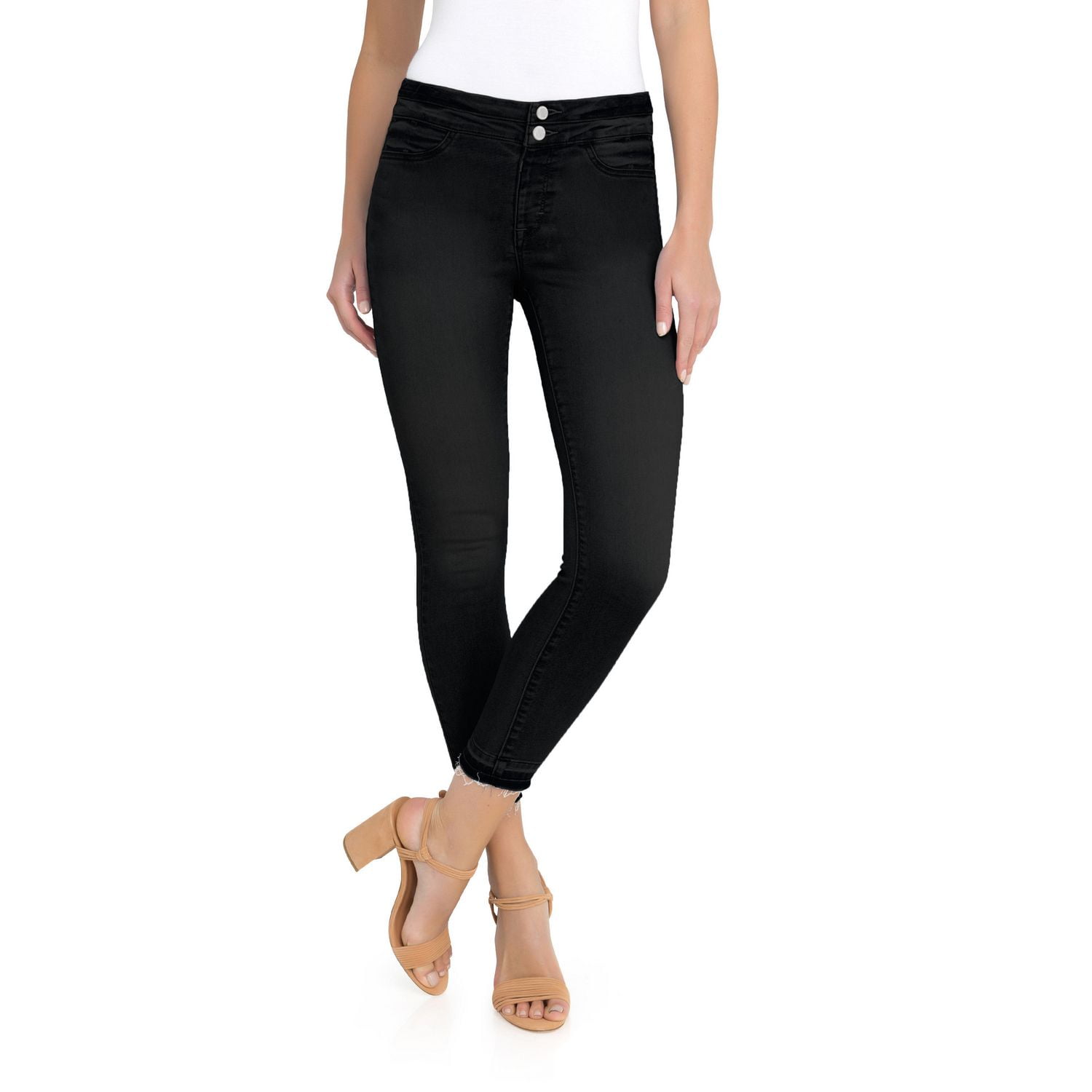 Jordache Women's Double Stack Ankle Jean