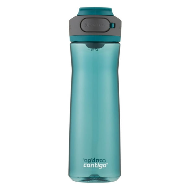 Contigo Water Bottle 24oz 710ml Autoseal Spill Leak Proof Hiking One Hand