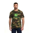 thumbnail image 1 of John Deere Men’s Camo Printed Logo Graphic Short Sleeve Tee, 1 of 6