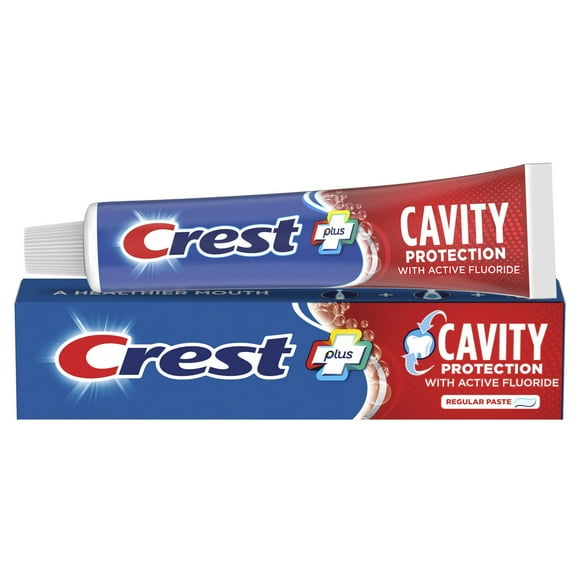 Crest Plus Cavity Protection Toothpaste, Regular Paste, 100 mL