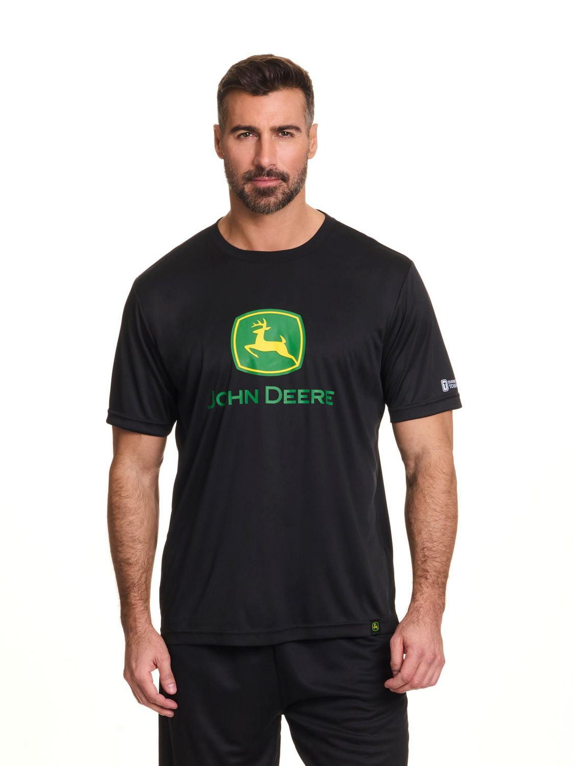 T-shirt à manches courtes graphique Interlock John Deere pour hommes