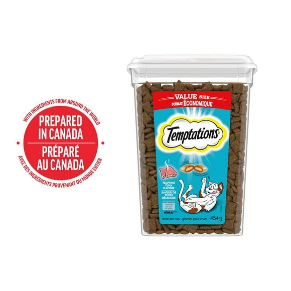 Temptations Tempting Tuna Flavour Soft & Crunchy Adult Cat Treats, 454g