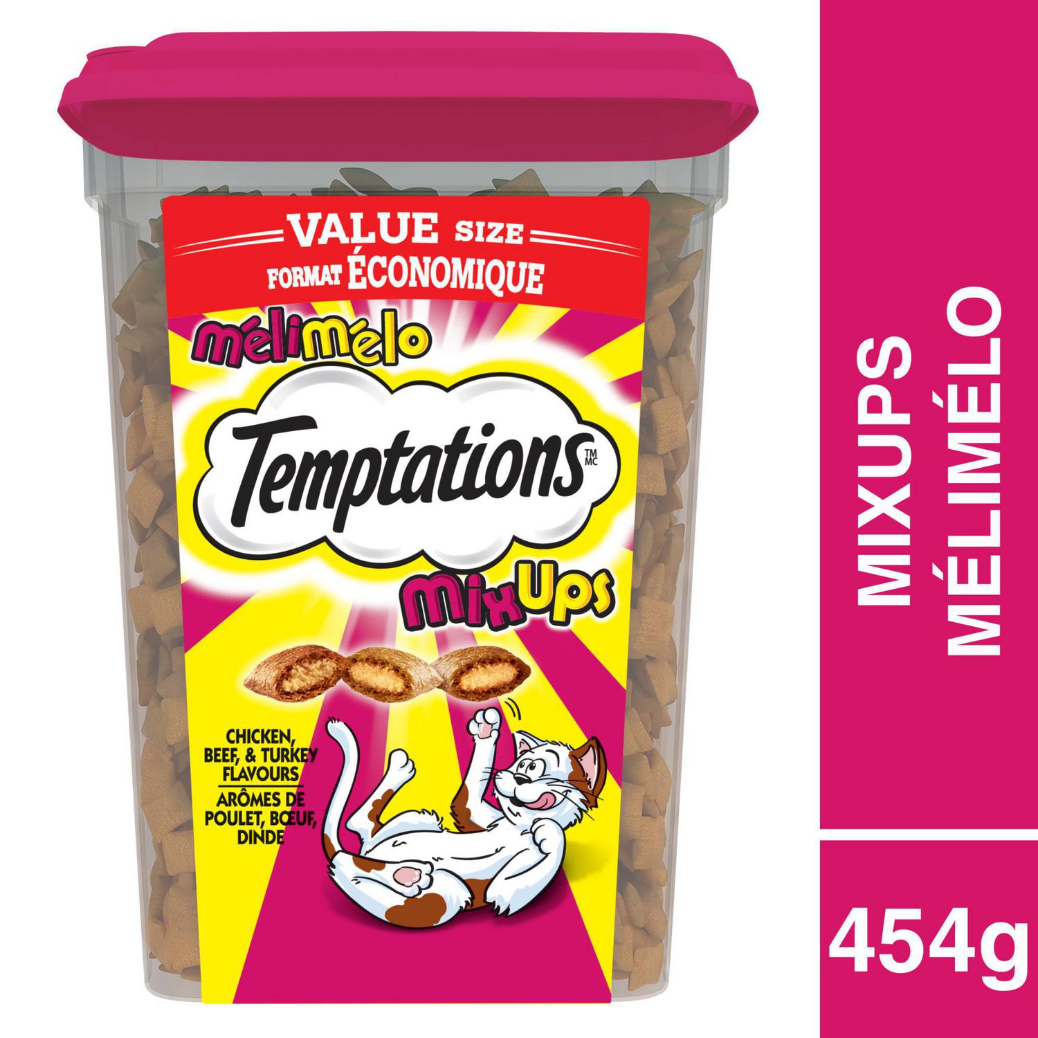 Temptations Chicken, Turkey & Beef Flavour MixUps Cat Treats Walmart