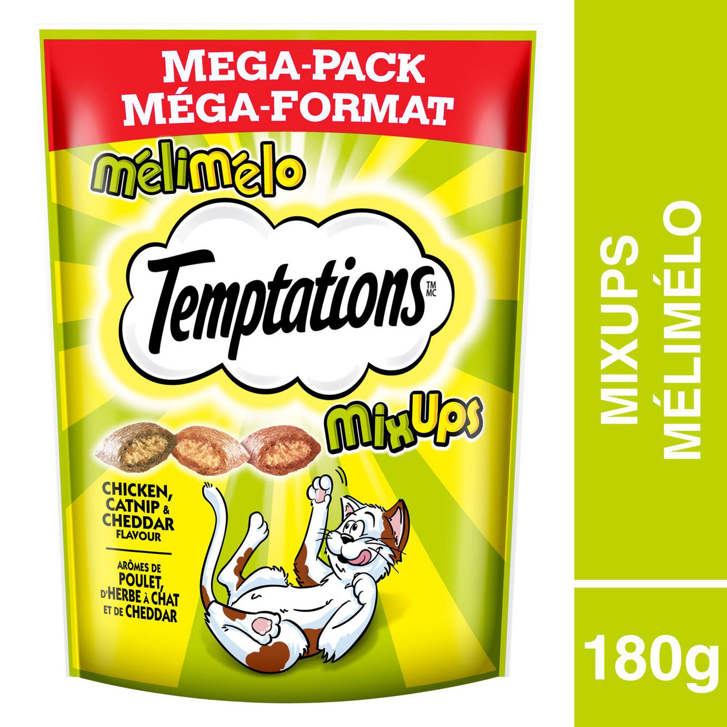 TEMPTATIONS® Chicken, Catnip, & Cheddar Mixup CAT Treats Walmart Canada
