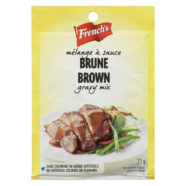 French's, mélange de sauce brune, 21g Saveur pour tous